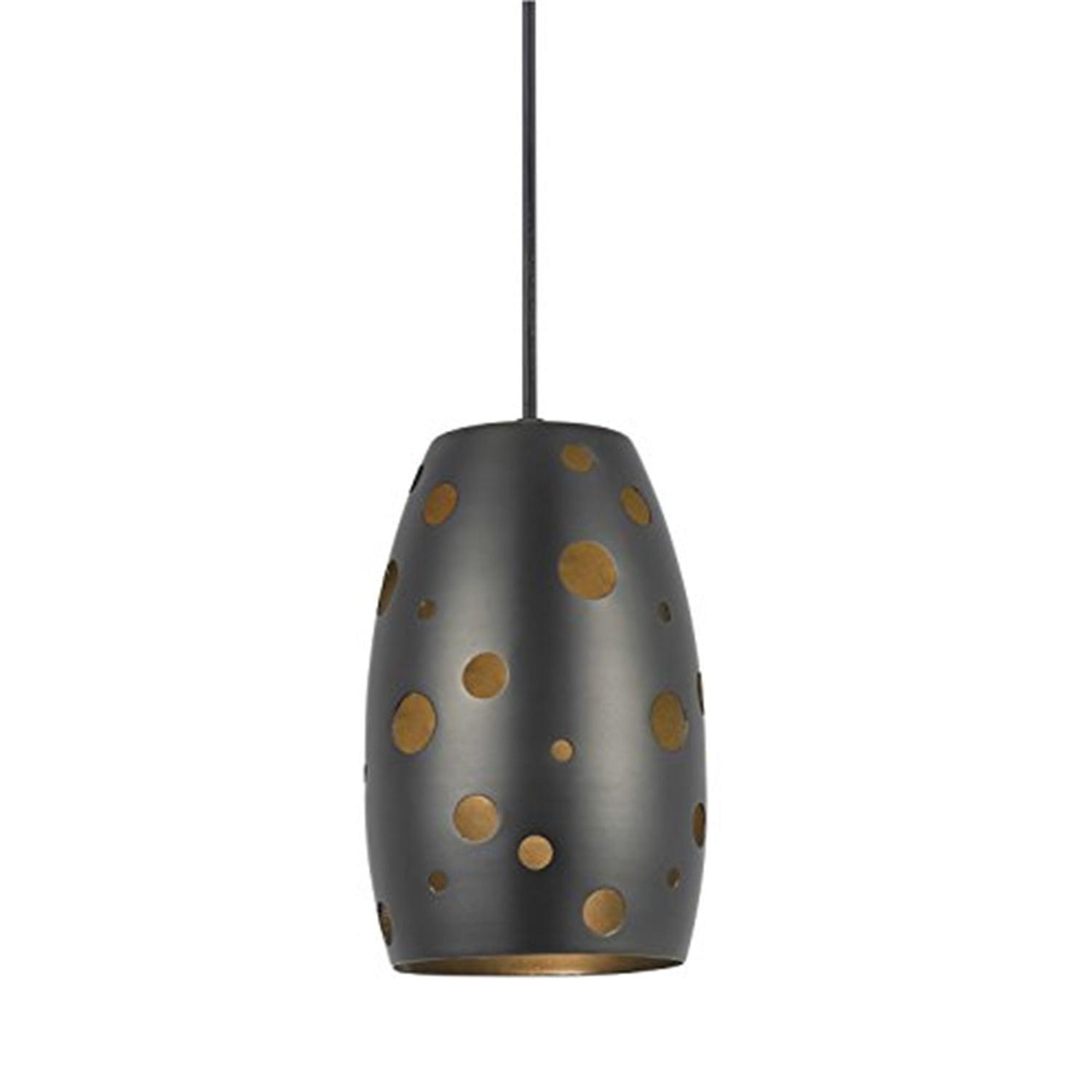 Sleek Globe LED Pendant in Oil Rubbed Bronze Finish