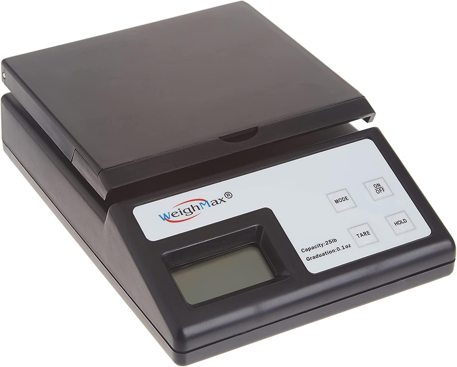 USPS Style 25 Lb x 0.1 OZ Digital Mailing Postal Scale with Batteries