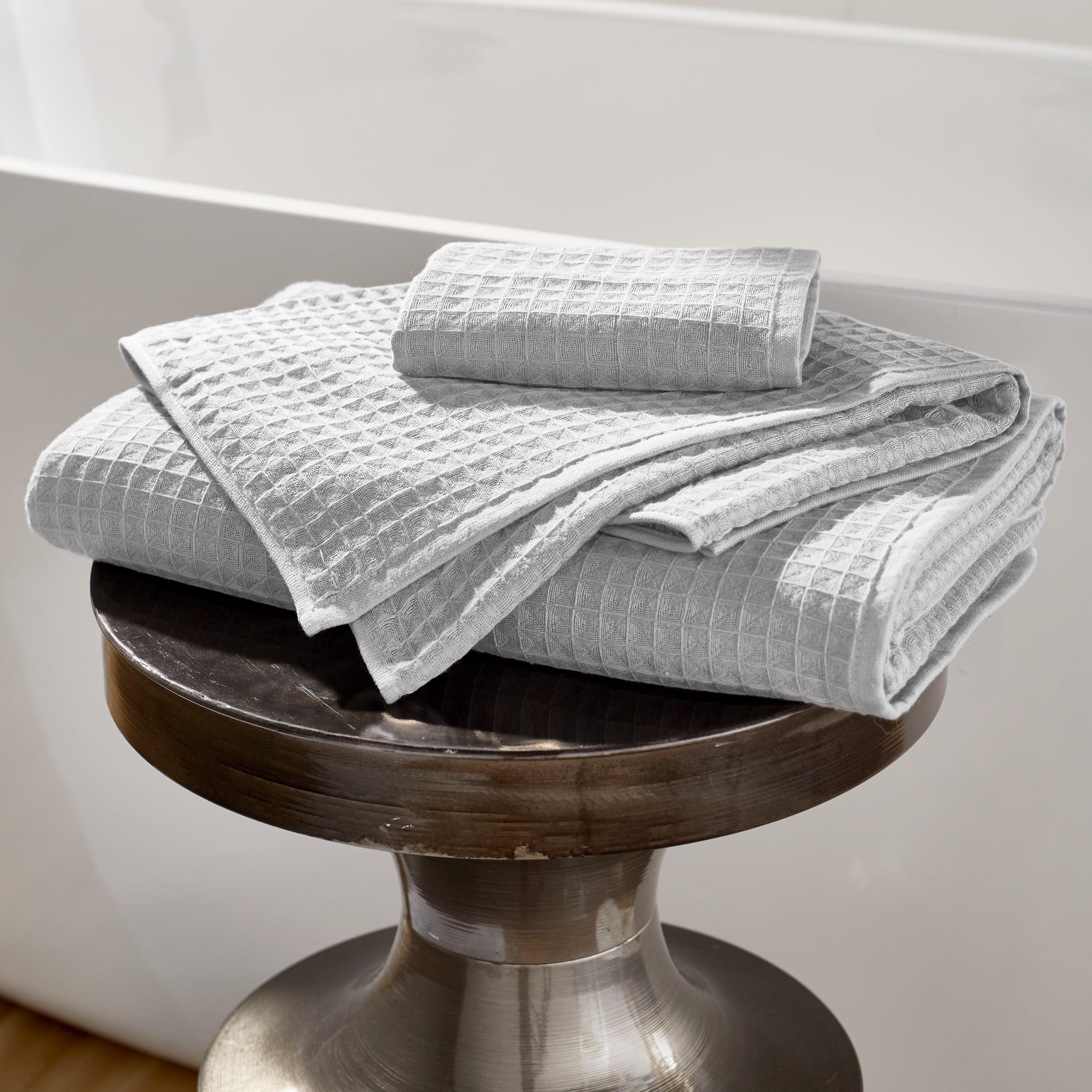 Waffle Twist 100% Cotton Bath Towel