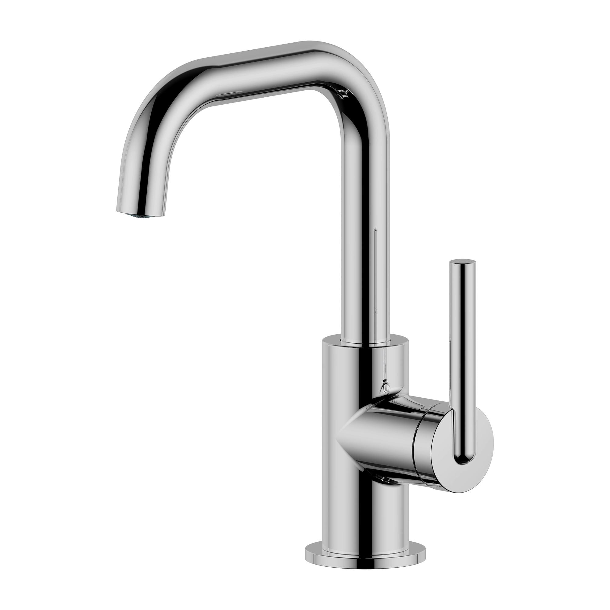 Kree Single-Hole Single-handle Bathroom Faucet with Drain Assembly