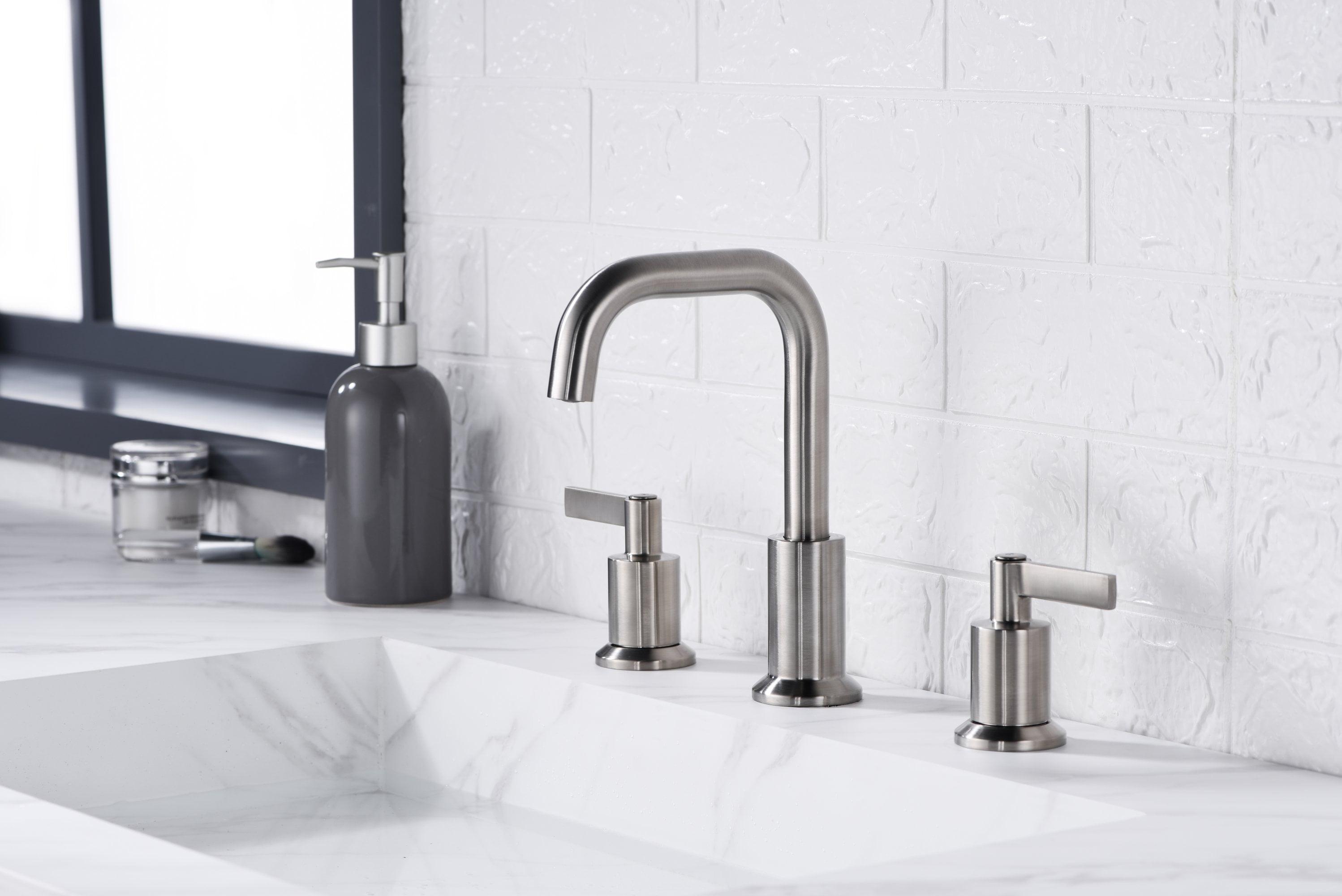 Kree Widespread 2-handle Bathroom Faucet with Drain Assembly