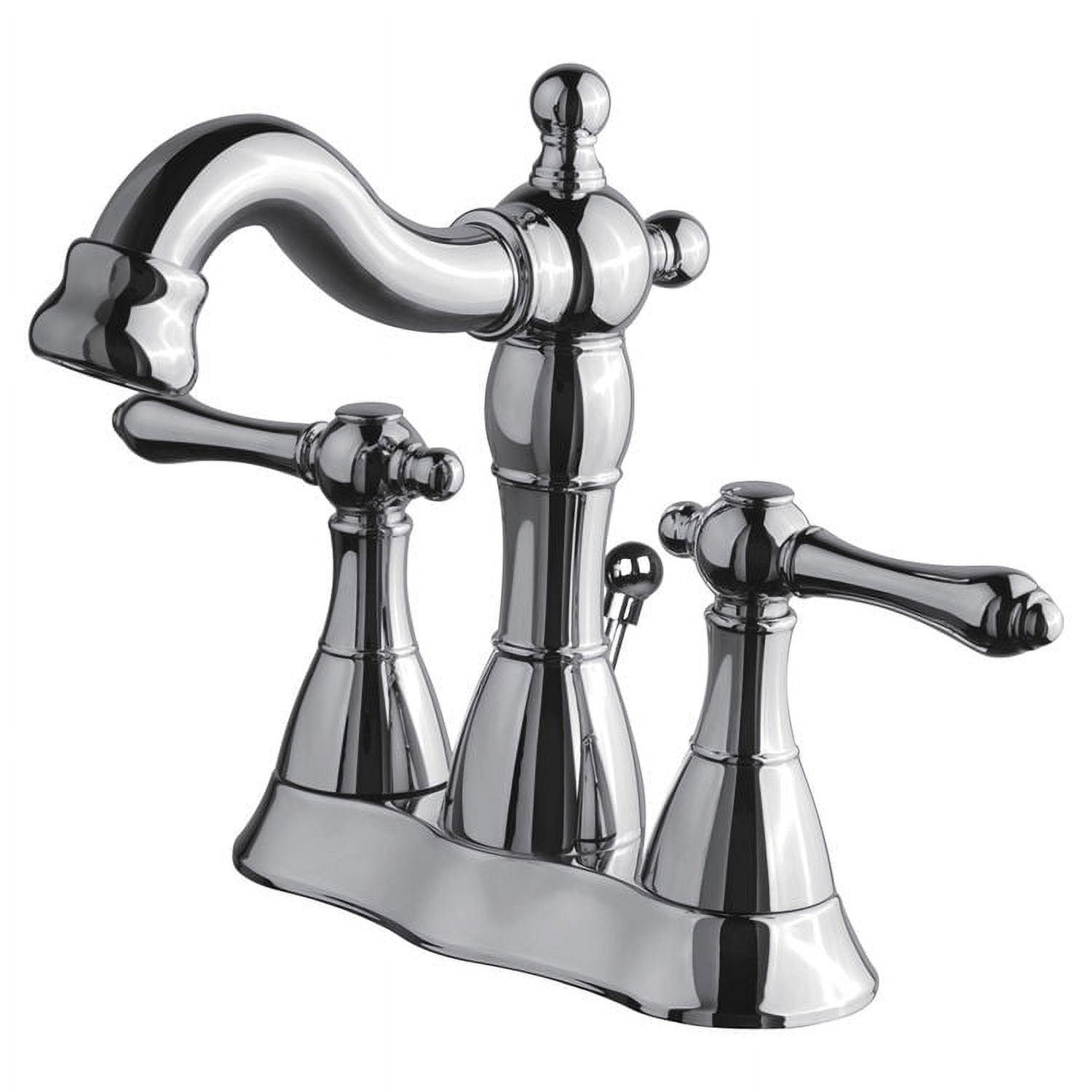 Prime Centerset Bathroom Faucet with Drain Assembly