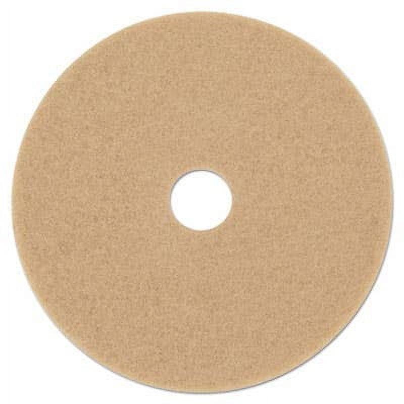 20'' Tan Polyester Ultra High-Speed Floor Burnishing Pads