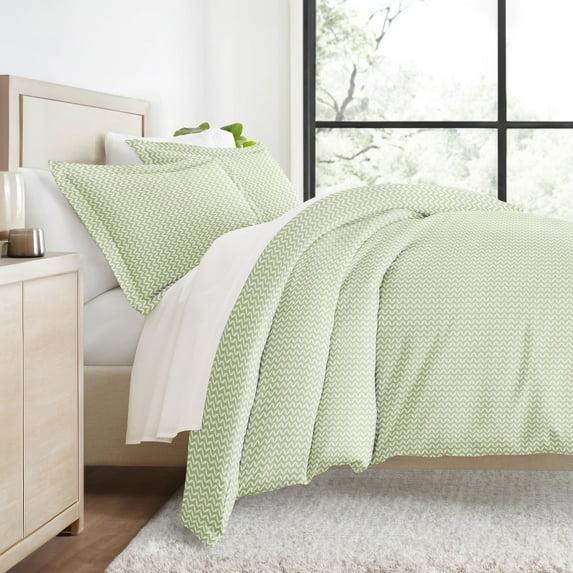 Simply Soft™ Puffed Chevron Pattern Duvet Cover Set