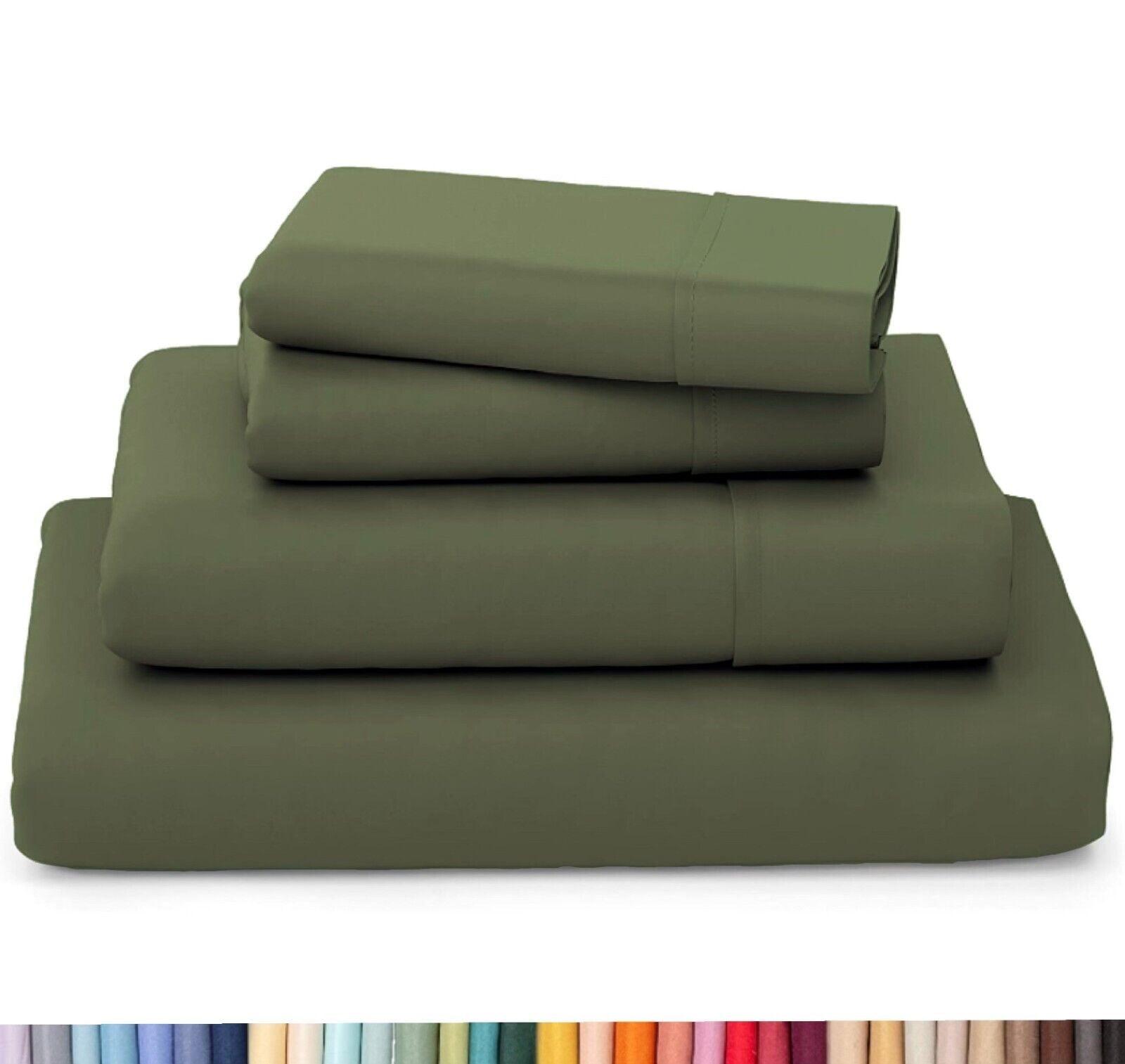 Cosy House Collection Cosy House Collection 100% Rayon Derived from Bamboo Bed Sheet Set - Cooling, Breathable, Silky Soft