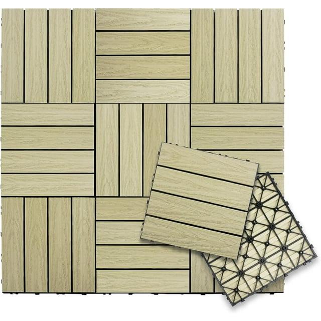 UltraShield Naturale Composite 12" x 12" Interlocking Deck Tile