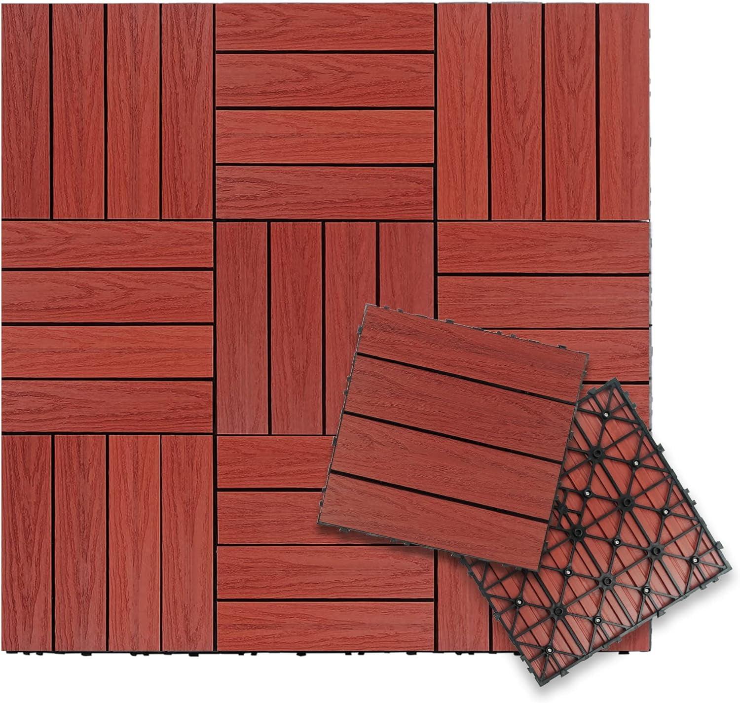 UltraShield Naturale Composite 12" x 12" Interlocking Deck Tile
