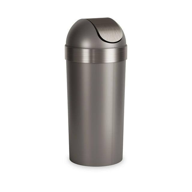 Umbra Venti Plastic Swing Top Kitchen Trash Can - 16 Gallons