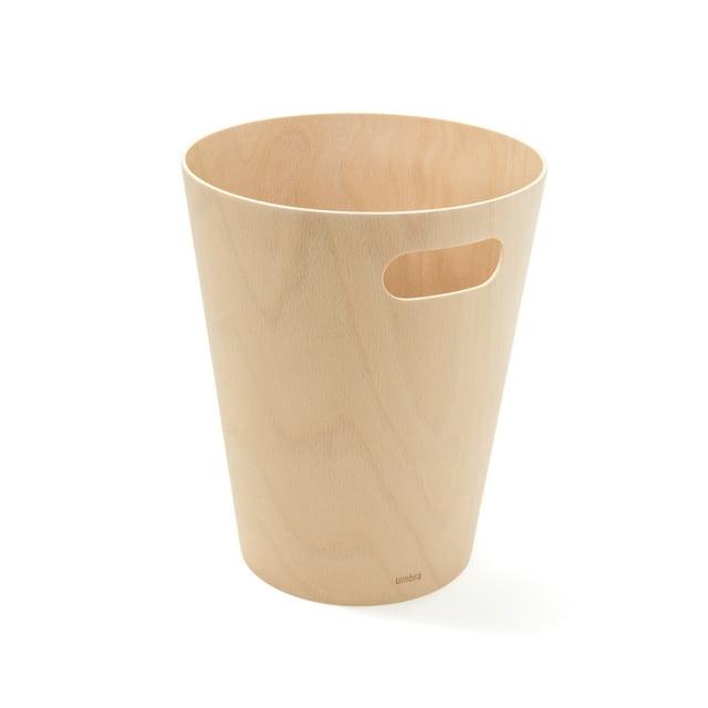Umbra Woodrow Manufactured Wood Open Waste Basket - 2.25 Gallons