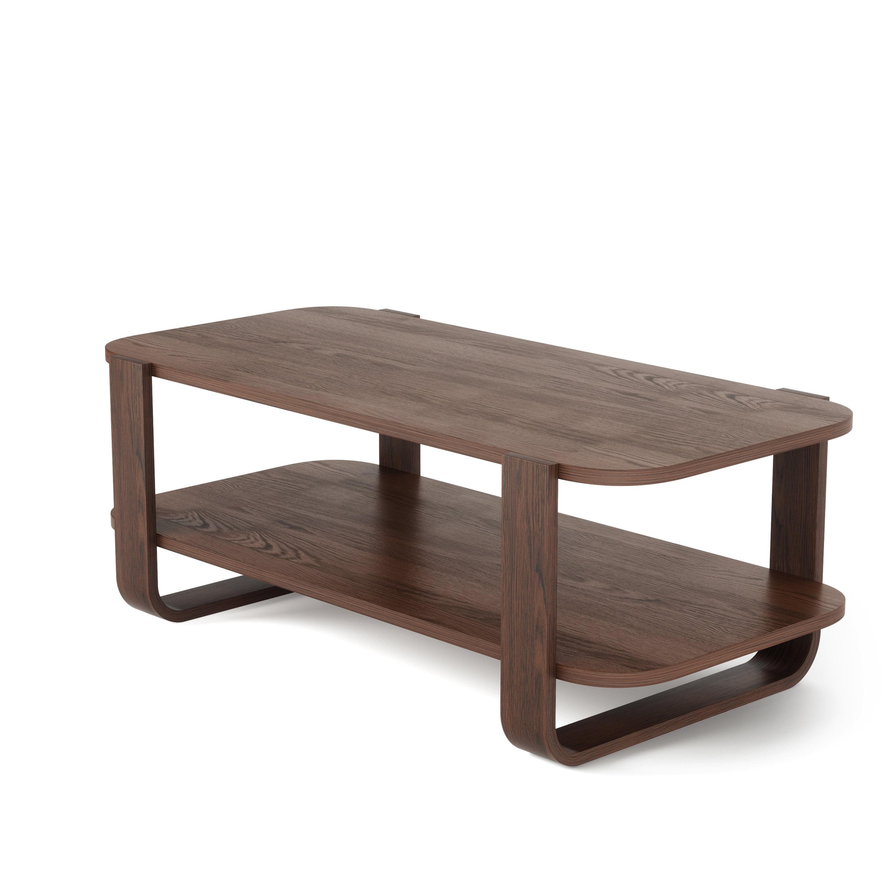 Aged Walnut Bellwood Rectangular Coffee Table with Storage