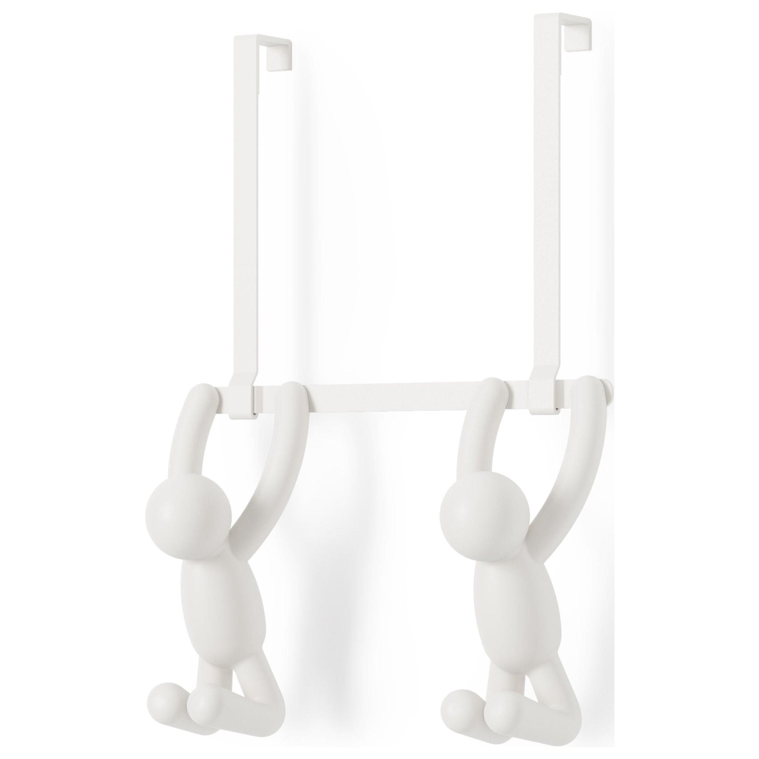 Umbra Buddy Plastic Over-the-Door 2 - Hook Wall Mounted Coat Rack