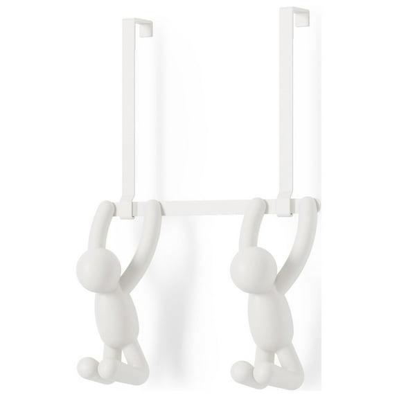 Umbra Buddy Plastic Over-the-Door 2 - Hook Wall Mounted Coat Rack