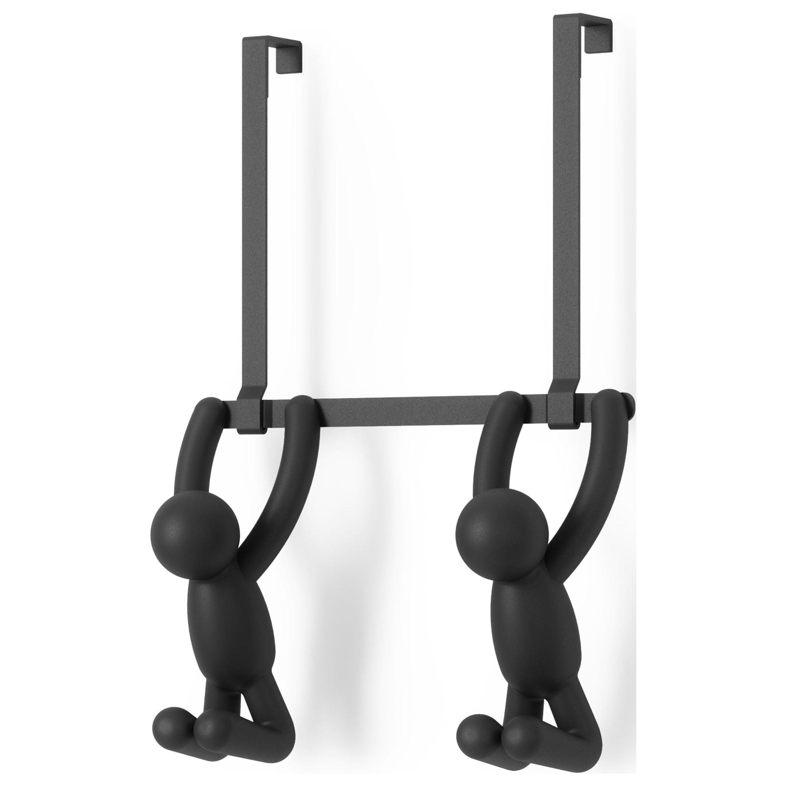 Umbra Buddy Plastic Over-the-Door 2 - Hook Wall Mounted Coat Rack