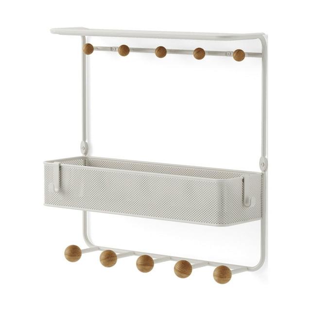 Estique Multi-Hook Wall Shelf