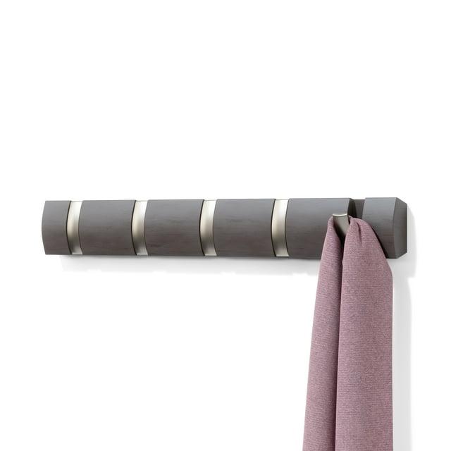 Flip 5 - Hook Solid Wood Coat Rack