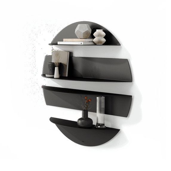 Umbra 4 Piece Circle Metal Floating Shelf