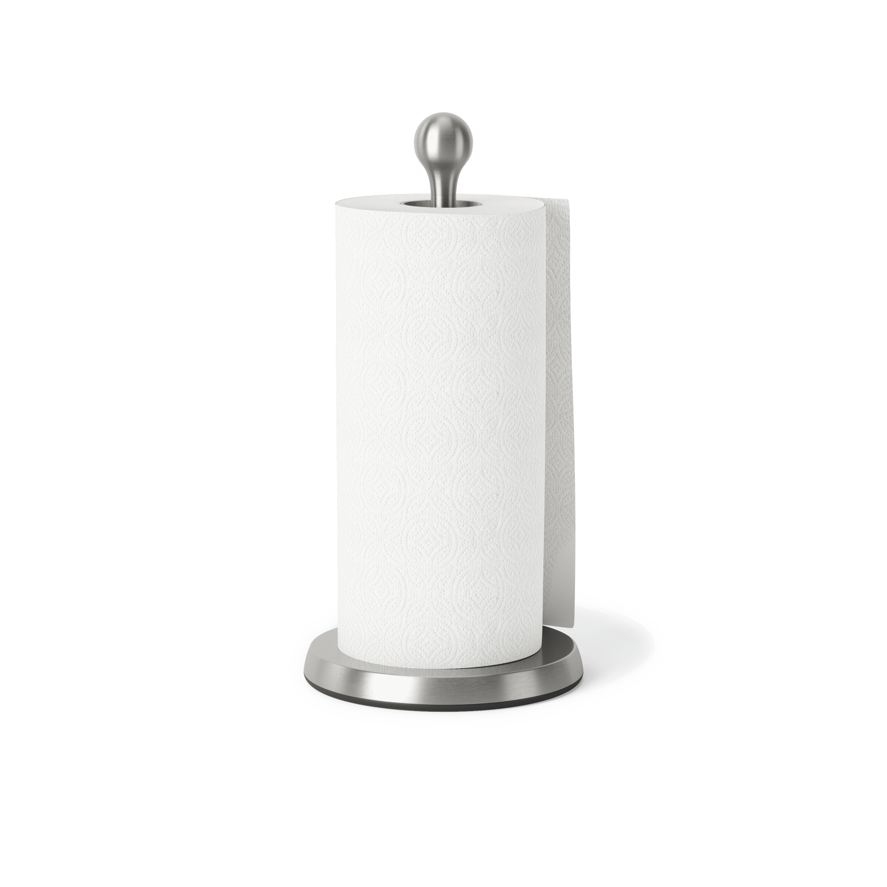 Nickel Teardrop Stainless Steel Paper Towel Holder