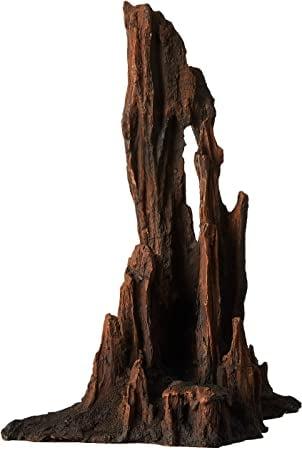 Large Brown Petrified Wood Aquarium Ornament