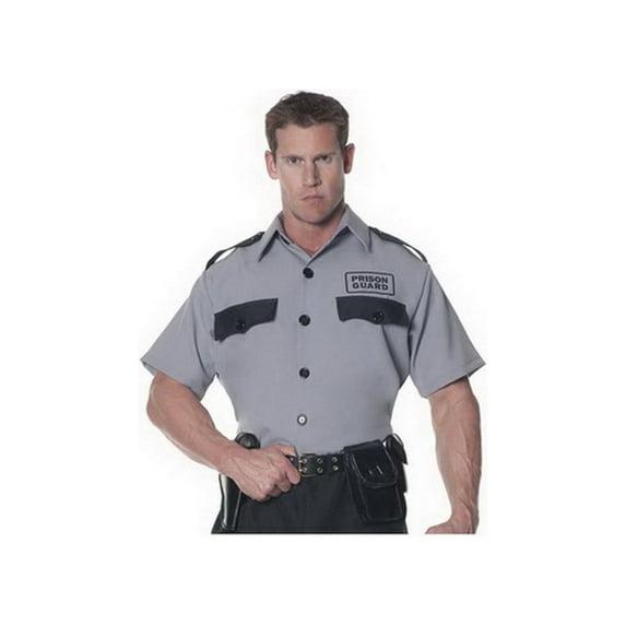 Underwraps Prison Guard Shirt Costume Adult One Size Fits Most