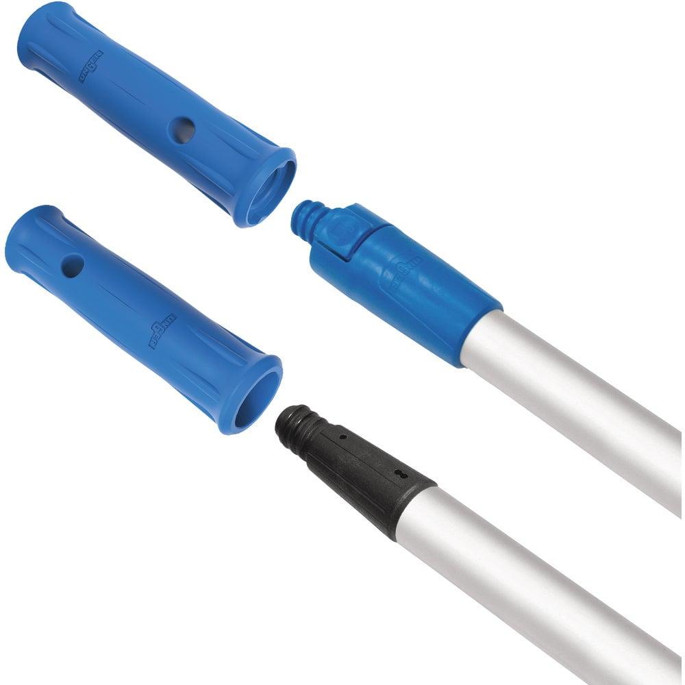 Unger 60" Silver and Blue Aluminum Dual Ended Pole