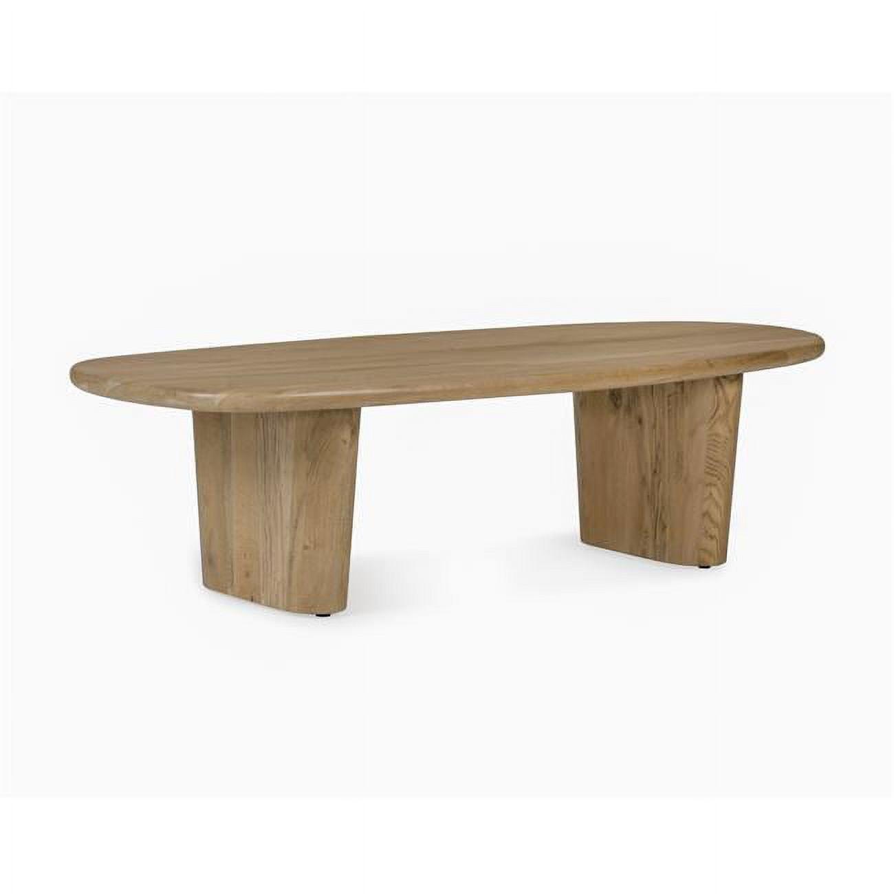 Laurel Round FSC Certified Oak Coffee Table with Natural Oil Finish