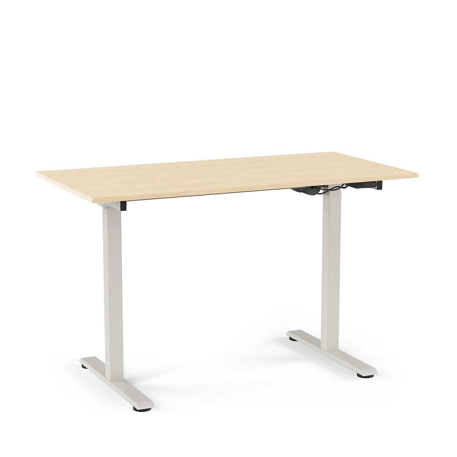 Union & Scale Essentials 48"W Adjustable Standing Desk Natural (UN60415-CC)