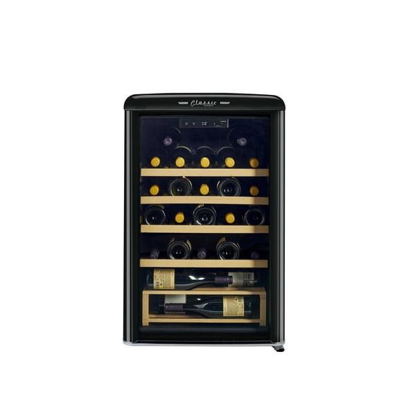 Unique Appliances Ugp-125Cr Wf Classic Retro 24" Wide 28 Bottle Capacity Free Standing