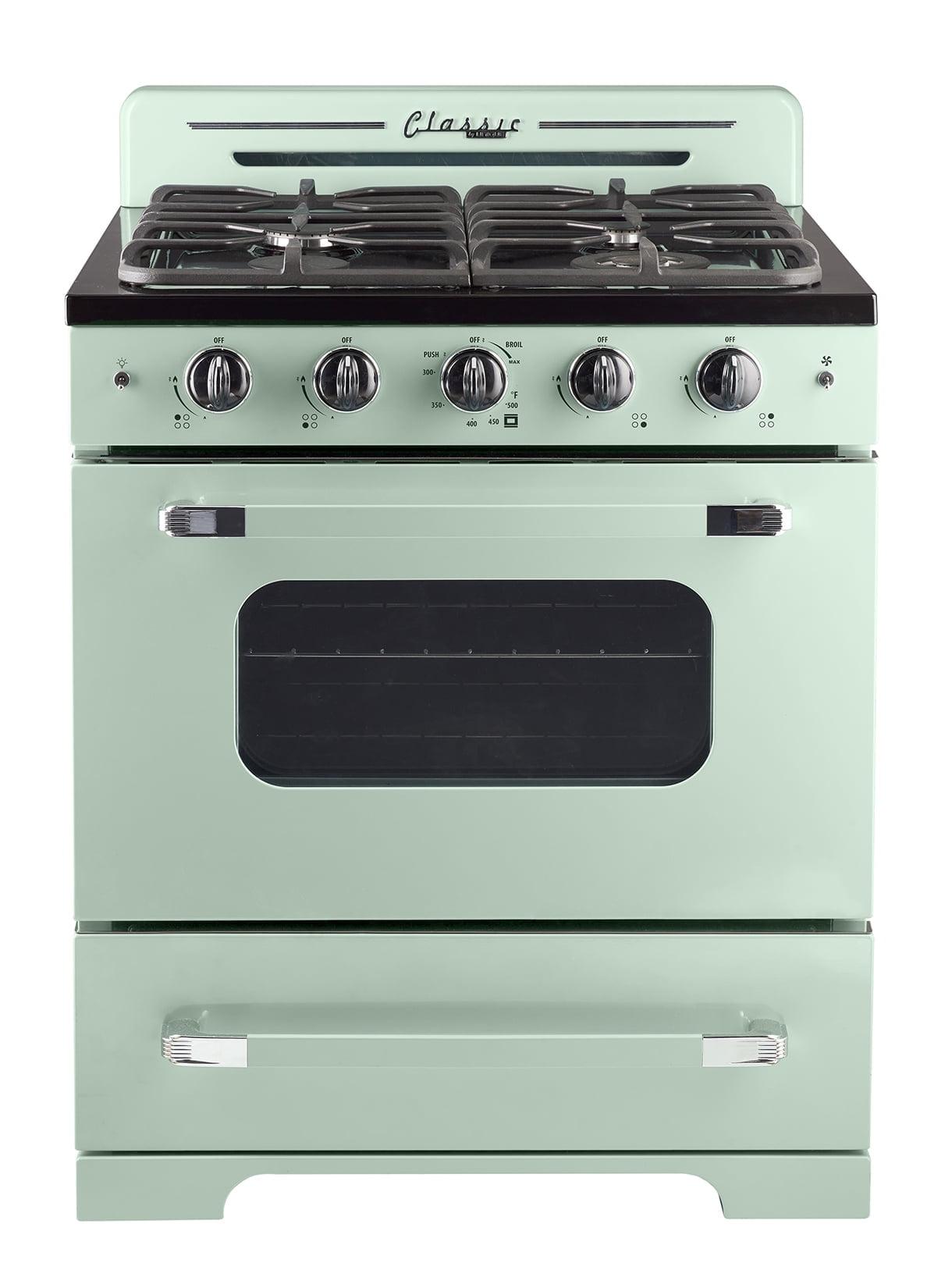 Unique Appliances Classic Retro 30" 4 burner 3.9 cu. ft. Freestanding Gas Range with Convection Oven UGP-30CR LG