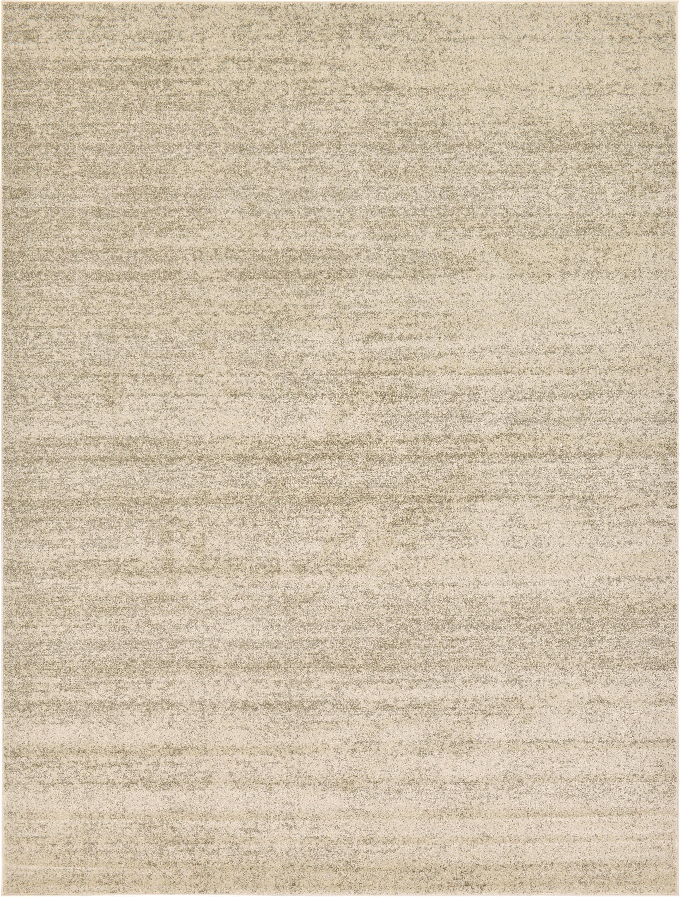 Bone Beige 9' x 12' Tufted Rectangular Easy Care Area Rug