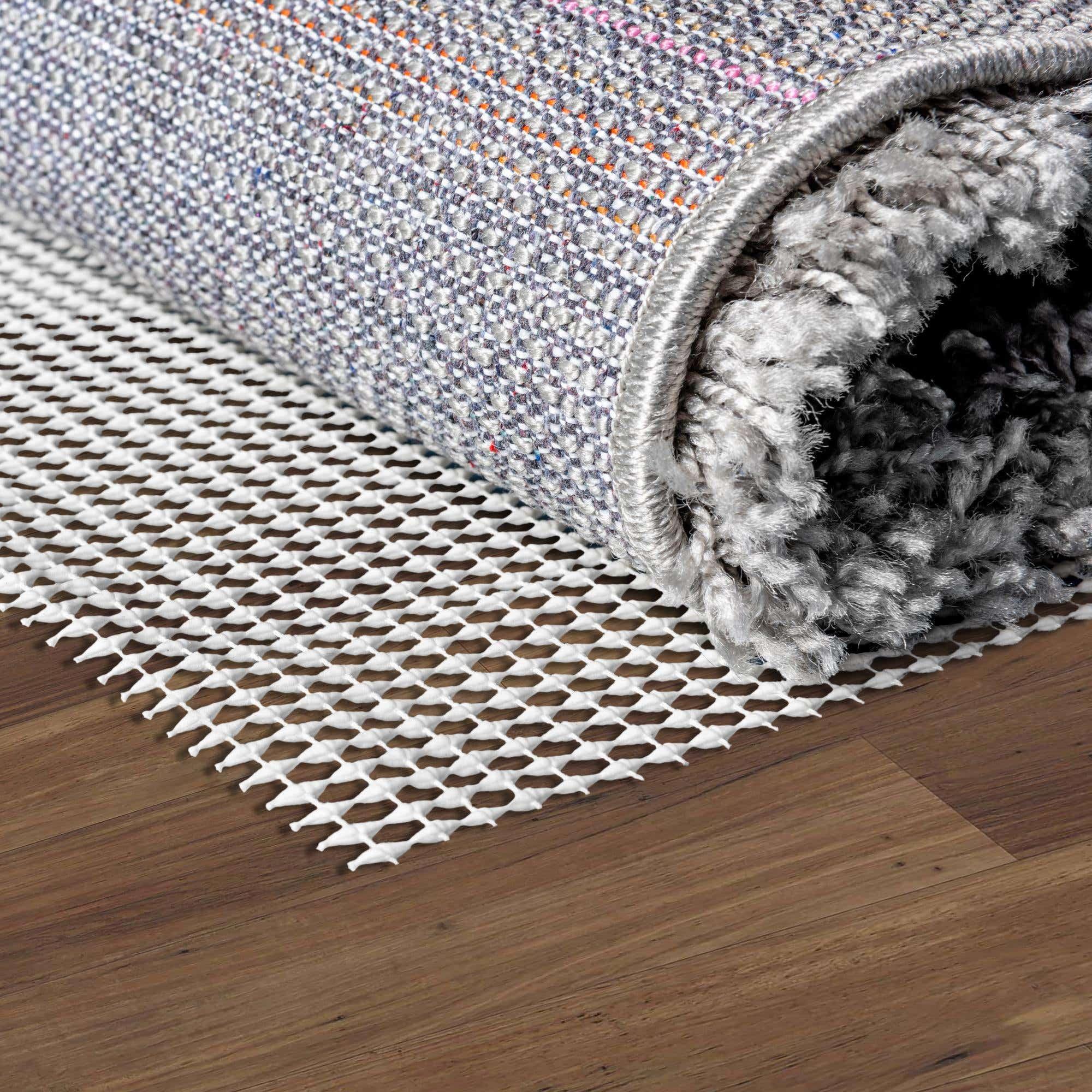 Unique Loom Cream 12' x 15' Anti-Slip Rectangular Rug Pad