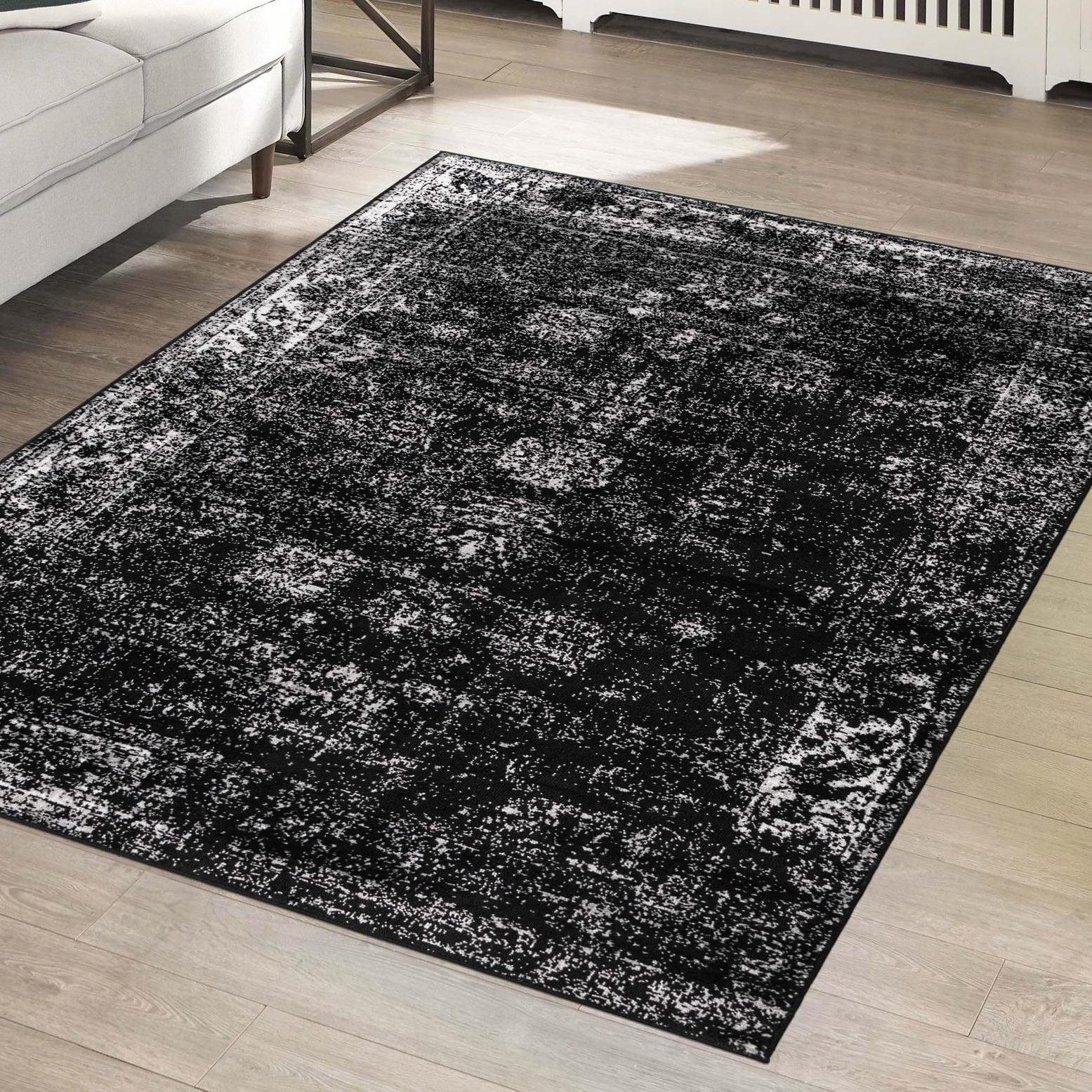 Unique Loom 9' 0 x 12' 0 Sofia Casino Black Area Rug