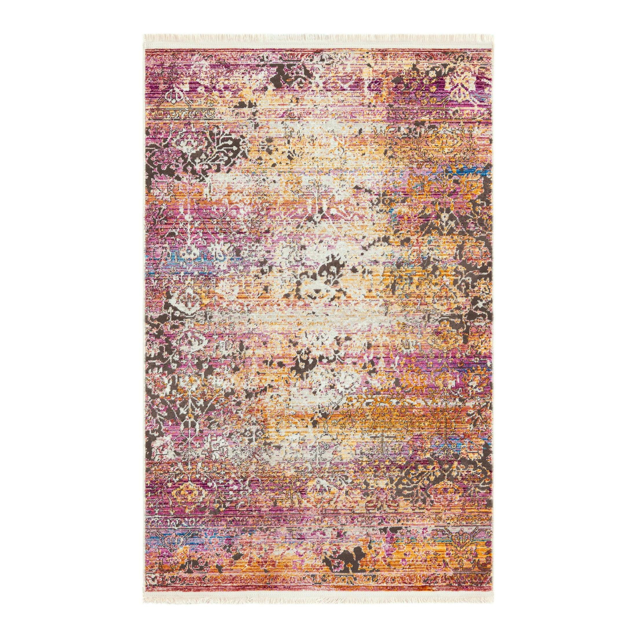 Unique Loom Deepa Collection Area Rug - Arte (3' 3" x 5' Rectangle Multi/Ivory)