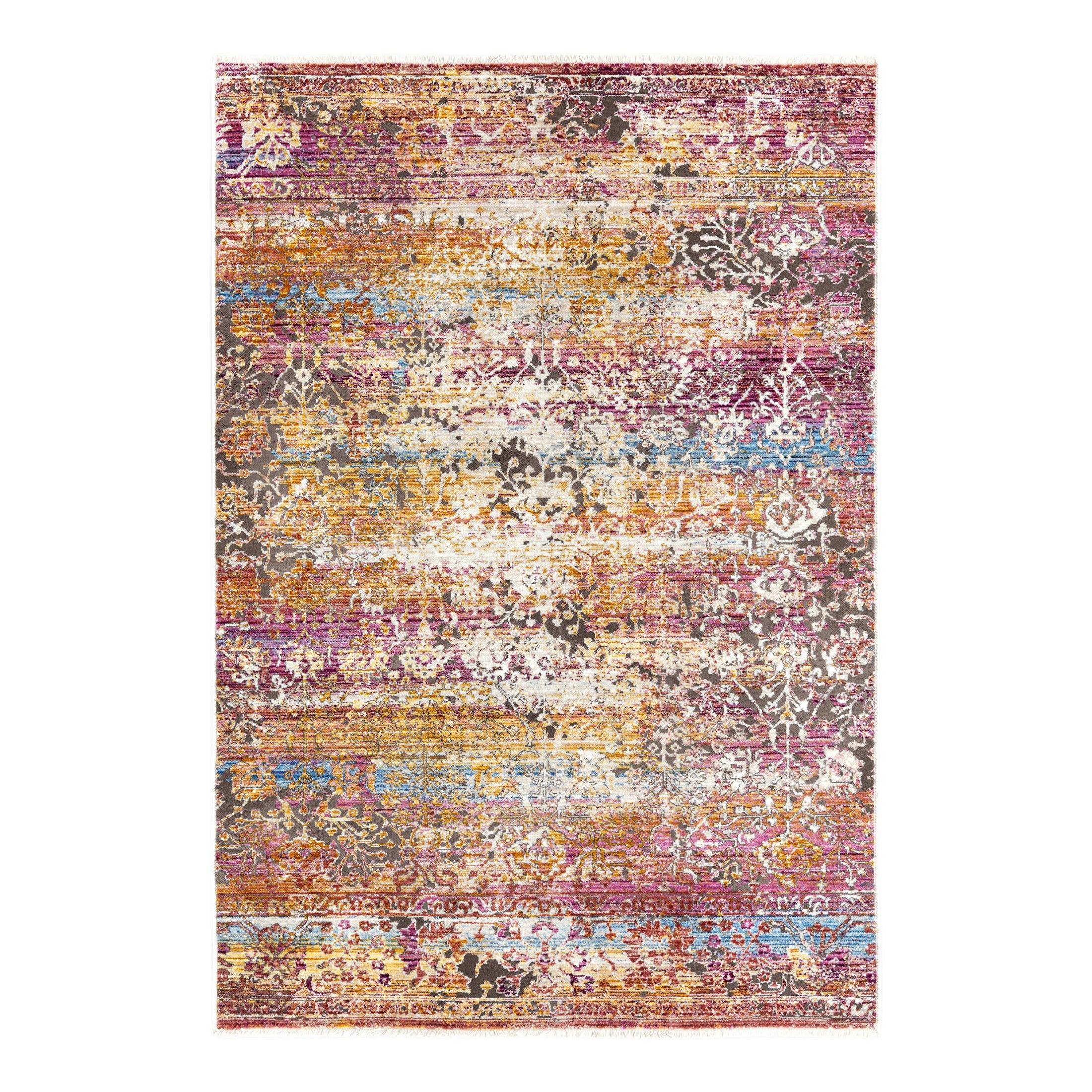 Unique Loom Deepa Collection Area Rug - Arte (4'  x 5' 10" Rectangle Multi/Ivory)