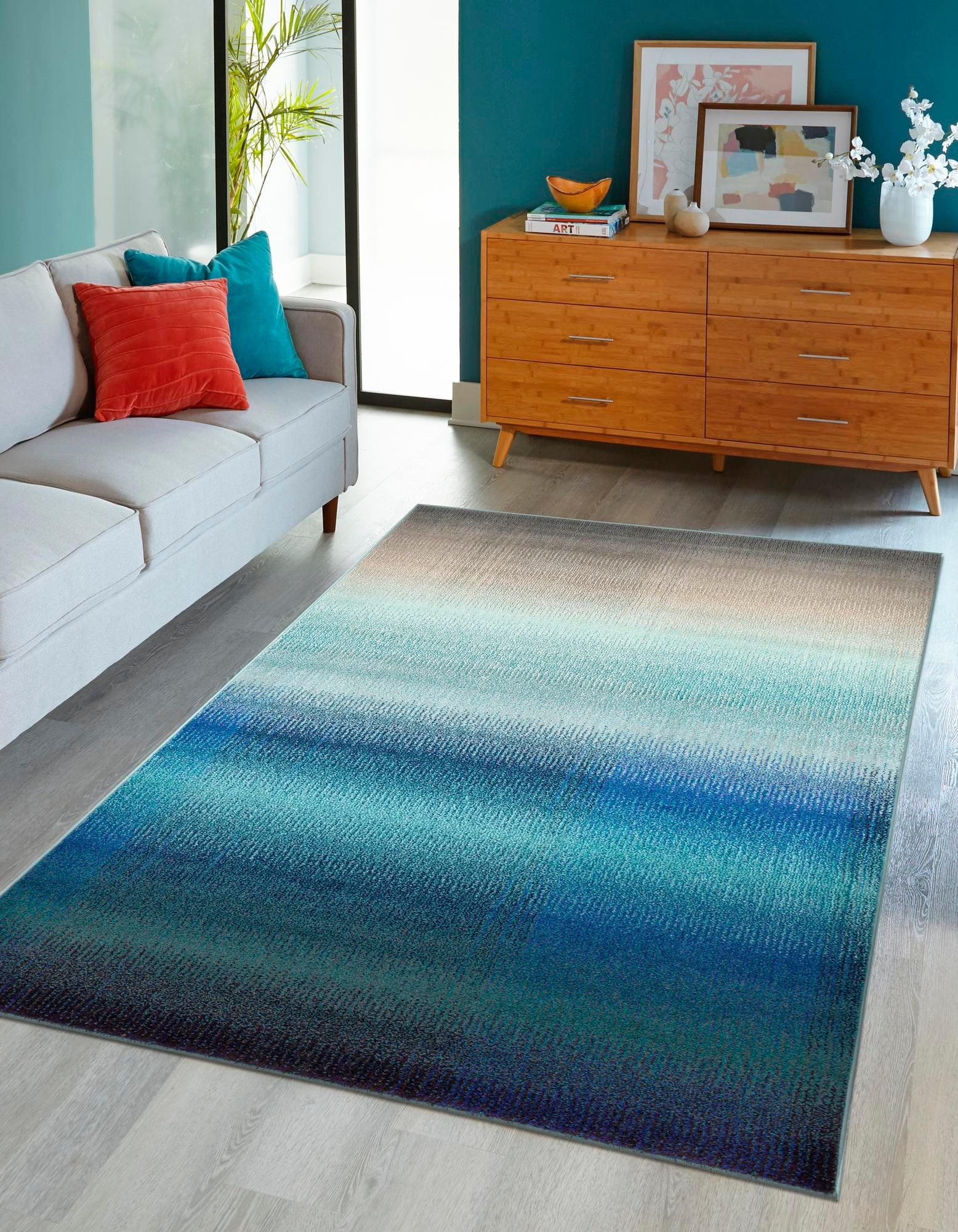 Unique Loom 3' 3 x 5' 3 Blue Estrella Azura Area Rug