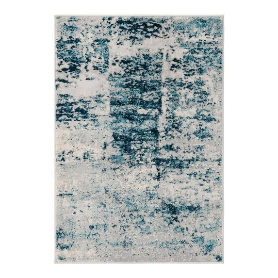 Unique Loom Finsbury Collection Area Rug - Elizabeth (2' x 3' Rectangle Blue/Ivory)