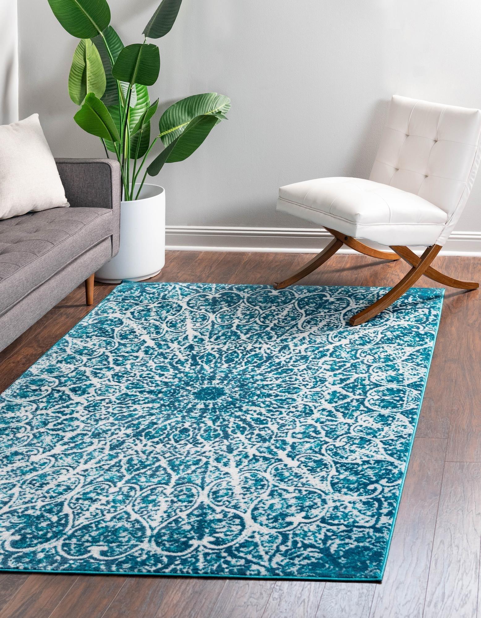 Unique Loom Sofia Grace Geometric Indoor Woven Area Rug