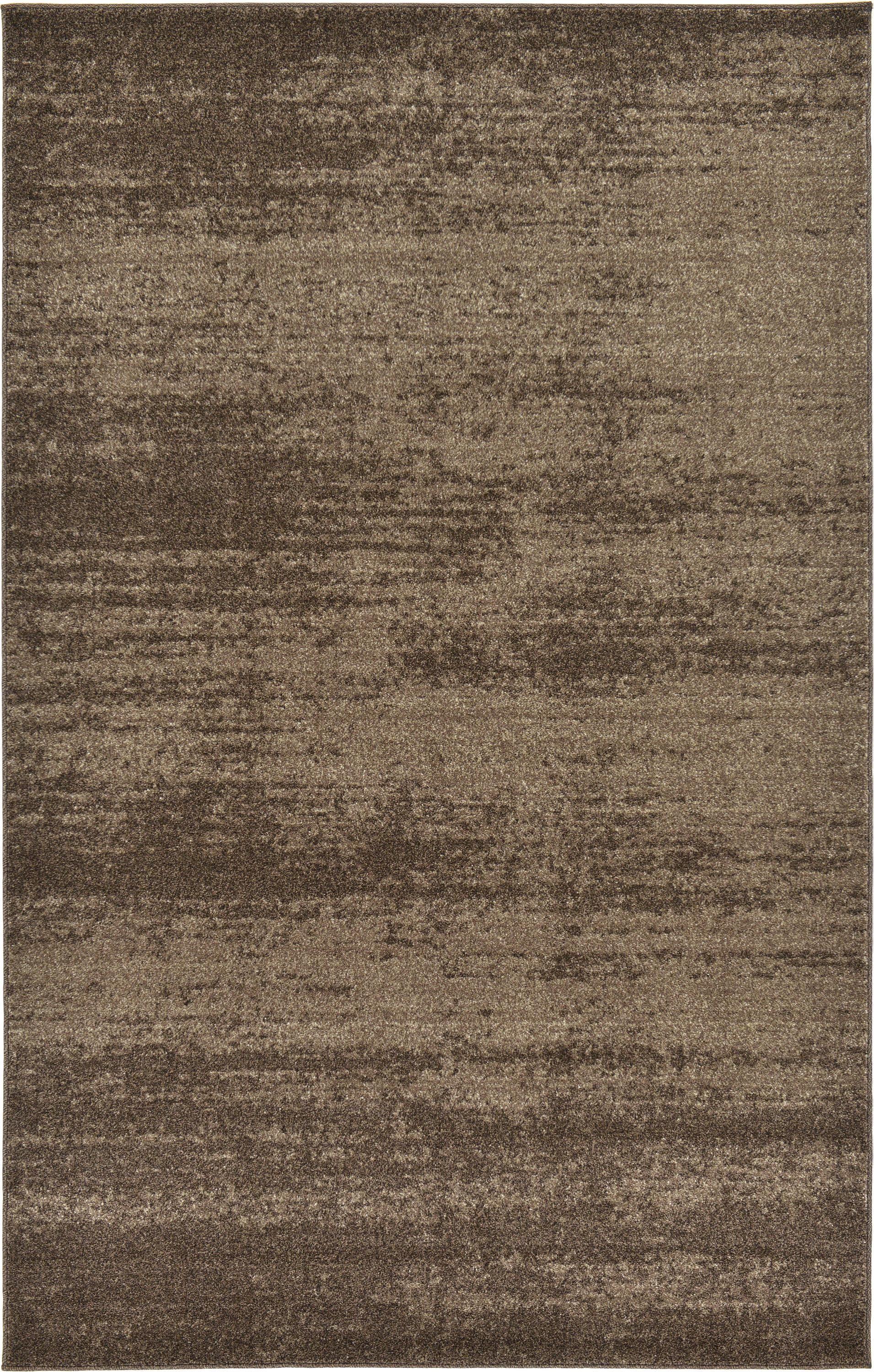 Unique Loom Del Mar Collection Area Rug - Lucille (5' 3" x 8' Rectangle Brown/Ivory)