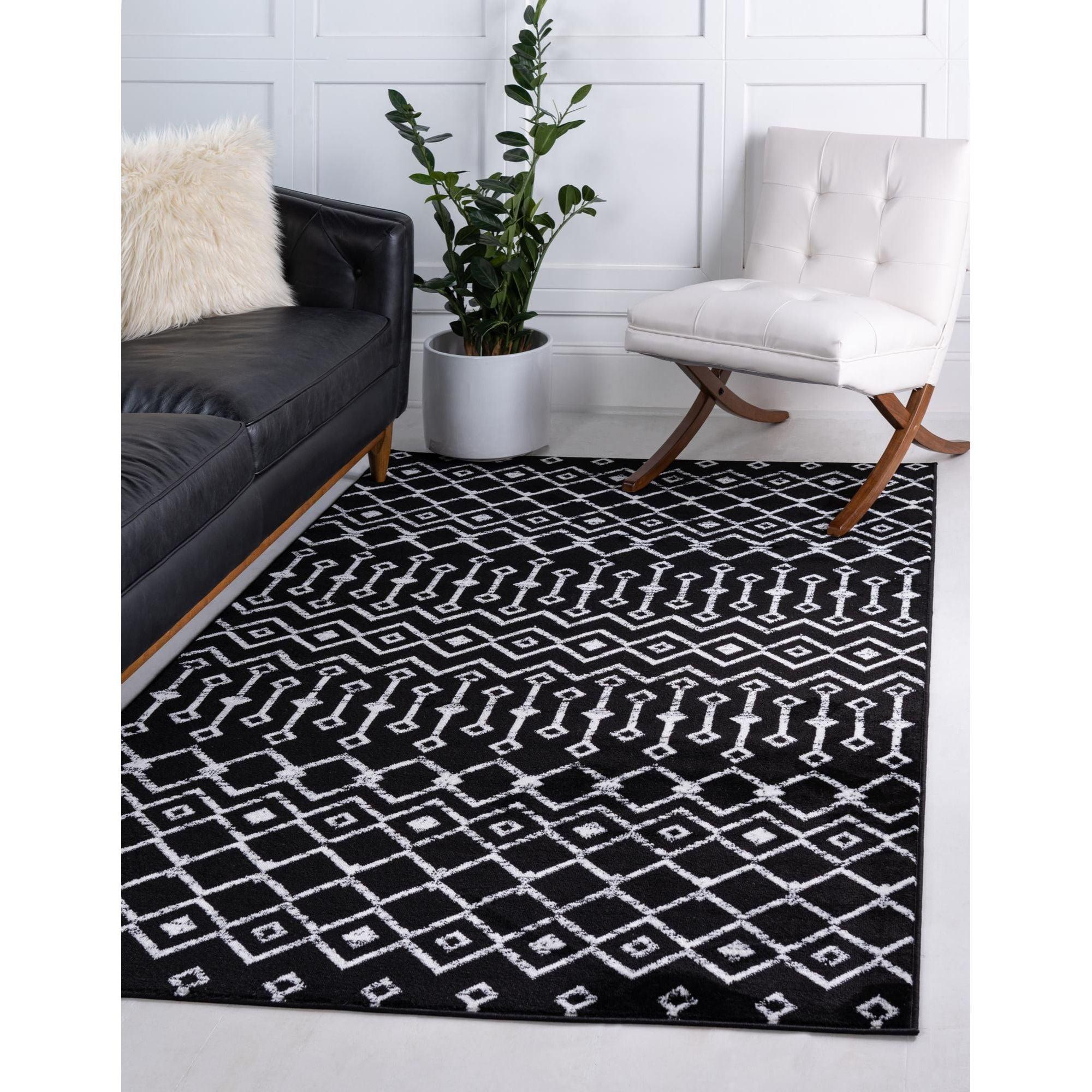 Unique Loom Moroccan Trellis Area Rug