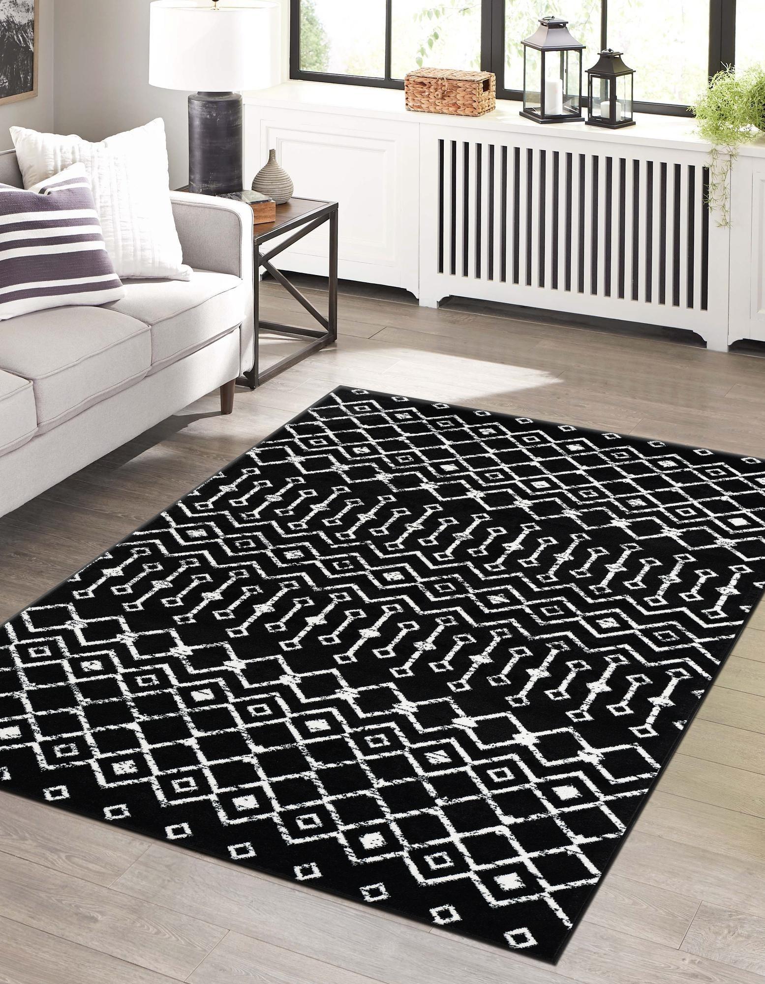 Unique Loom Moroccan Trellis Mamounia Geometric Indoor Woven Area Rug