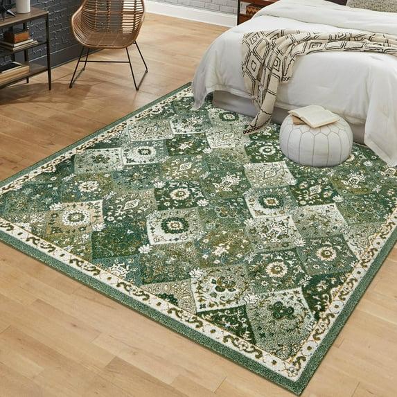 Kalf Abstract Green/Gray Rug