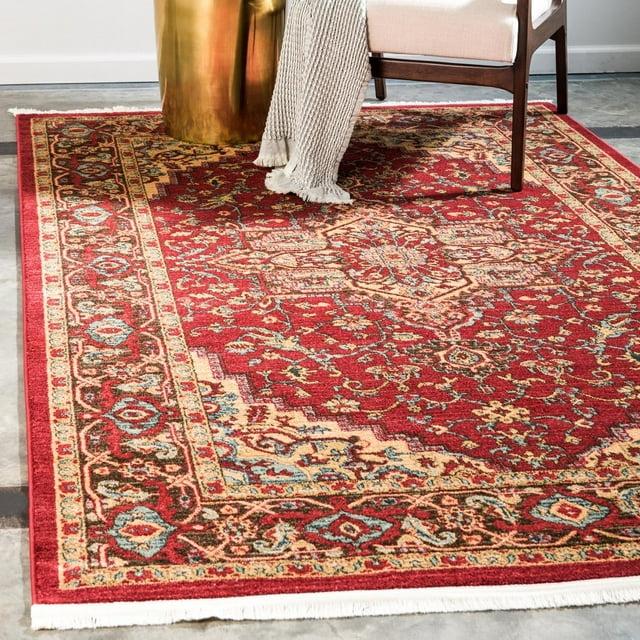 Unique Loom 2' 0 x 3' 1 Red Sahand Ardashir Area Rug