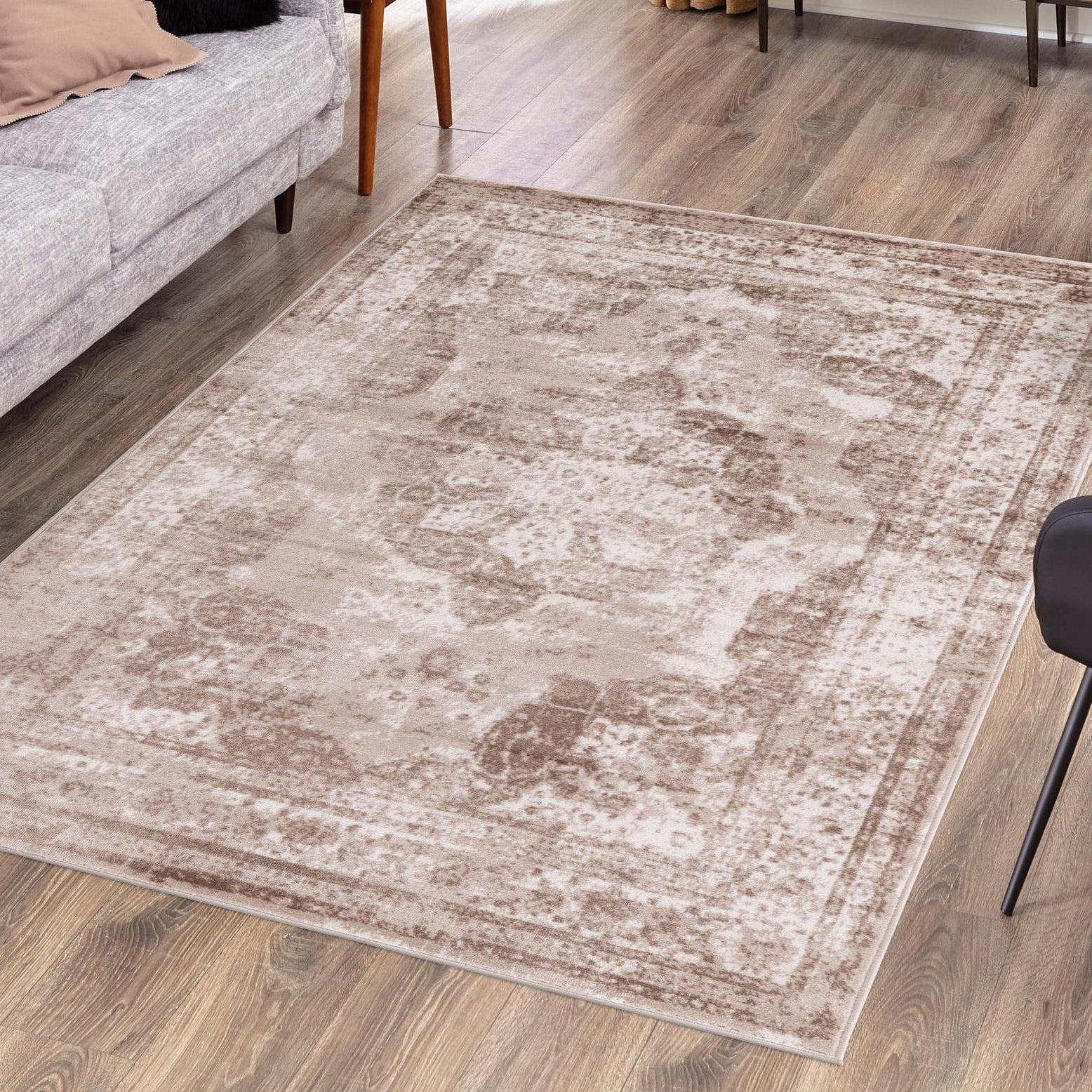 Unique Loom 5' 0 x 8' 0 Sofia Salle Garnier Beige Area Rug