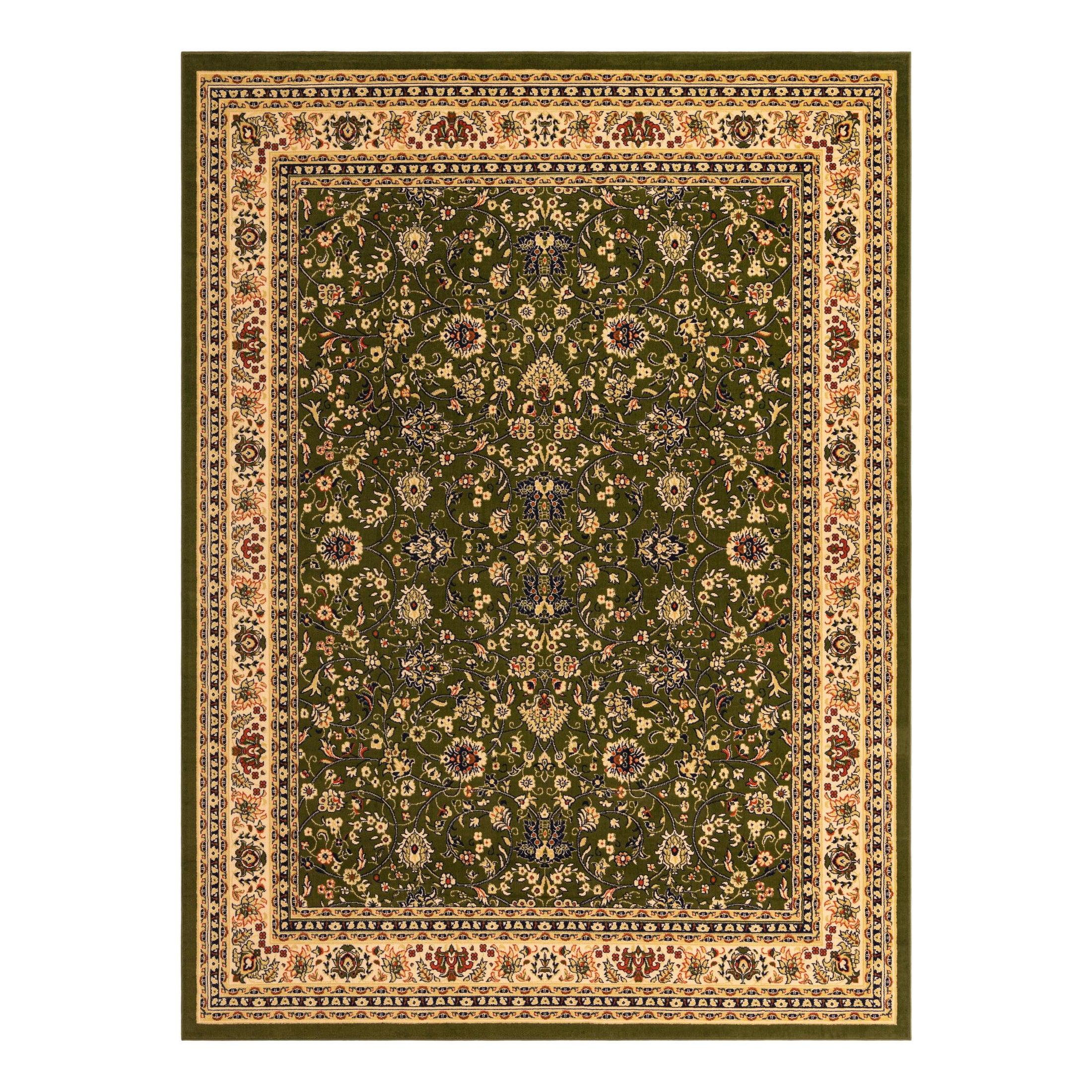 Unique Loom 9' 10 x 13' 1 Sialk Hill Washington Green Area Rug