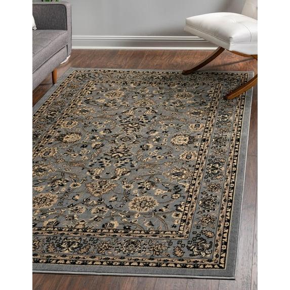 Unique Loom 9' 0 x 12' 2 Sialk Hill Washington Gray Area Rug