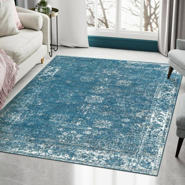 Unique Loom 2' 2 x 3' 0 Sofia Casino Blue Area Rug
