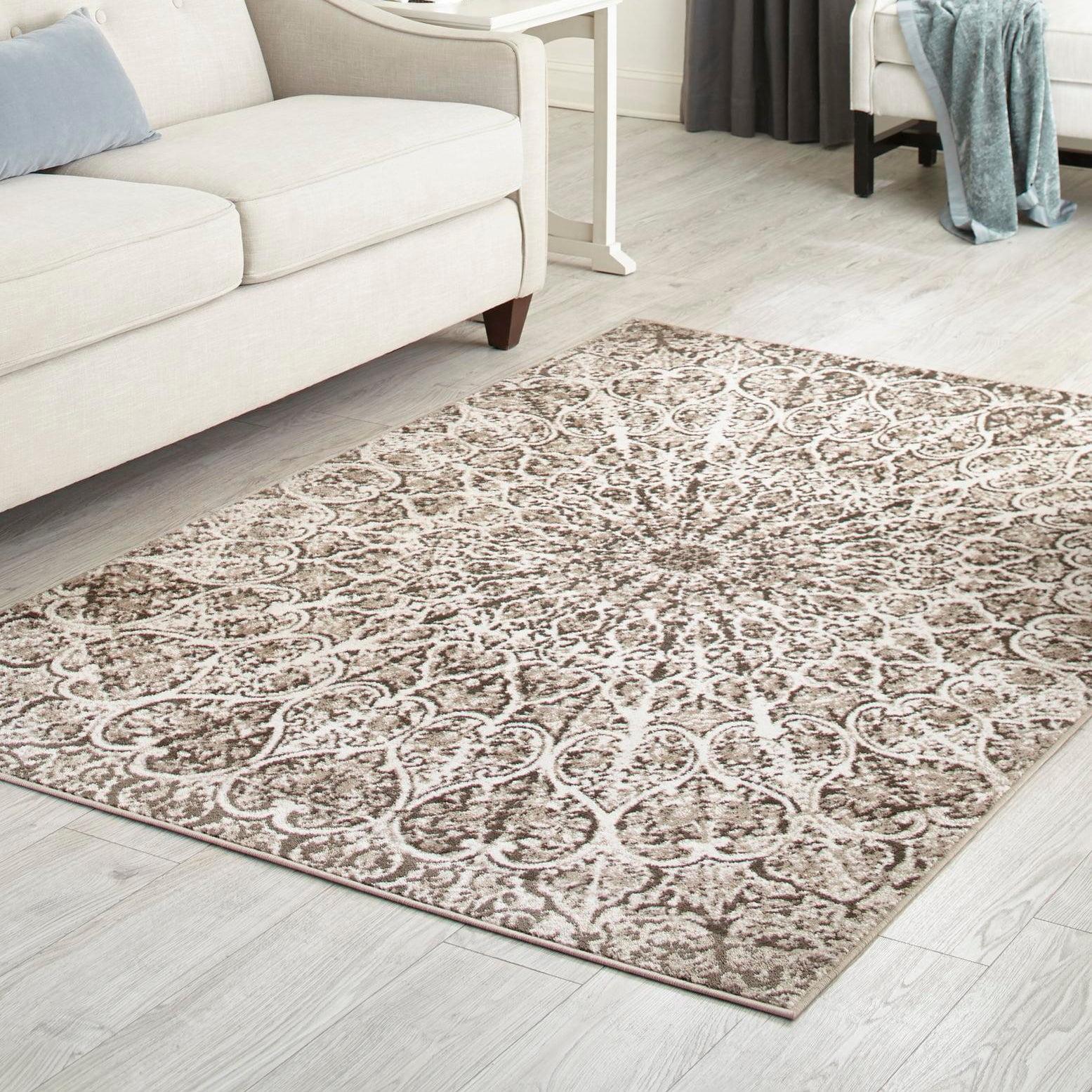 Unique Loom 4' 0 x 6' 0 Sofia Grace Brown Area Rug