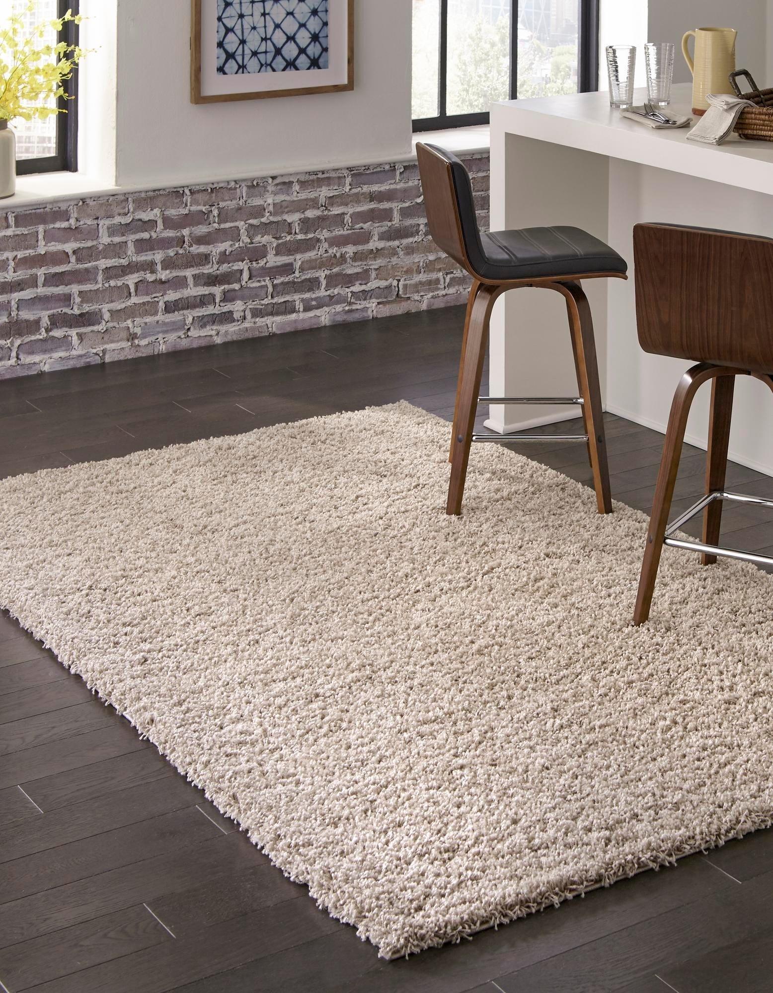 Unique Loom Solid Shag Solid Indoor Woven Area Rug