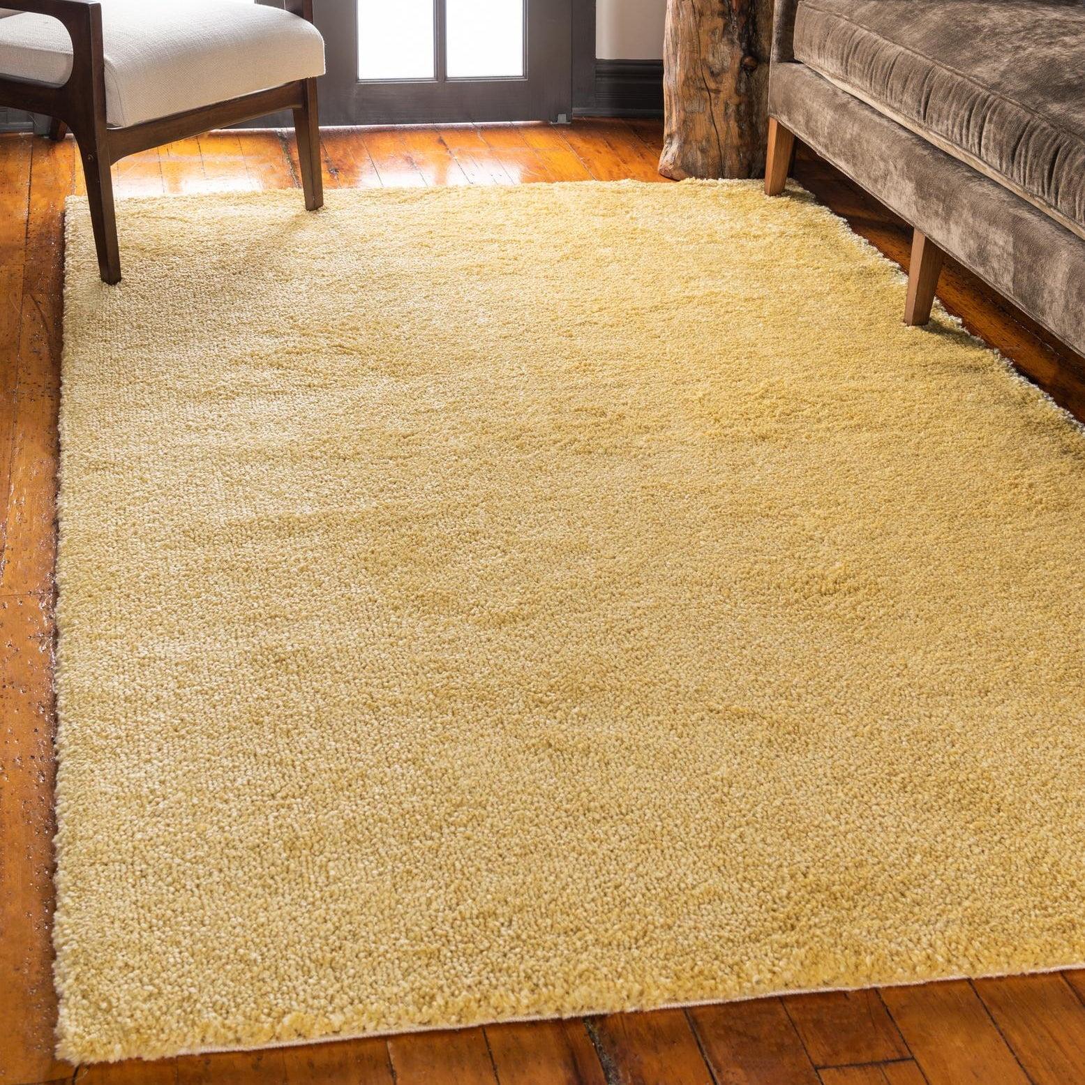Unique Loom 3' 3 x 5' 3 Solo Calabasas Yellow Area Rug