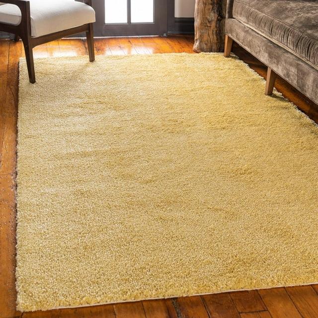 Unique Loom 3' 3 x 5' 3 Solo Calabasas Yellow Area Rug