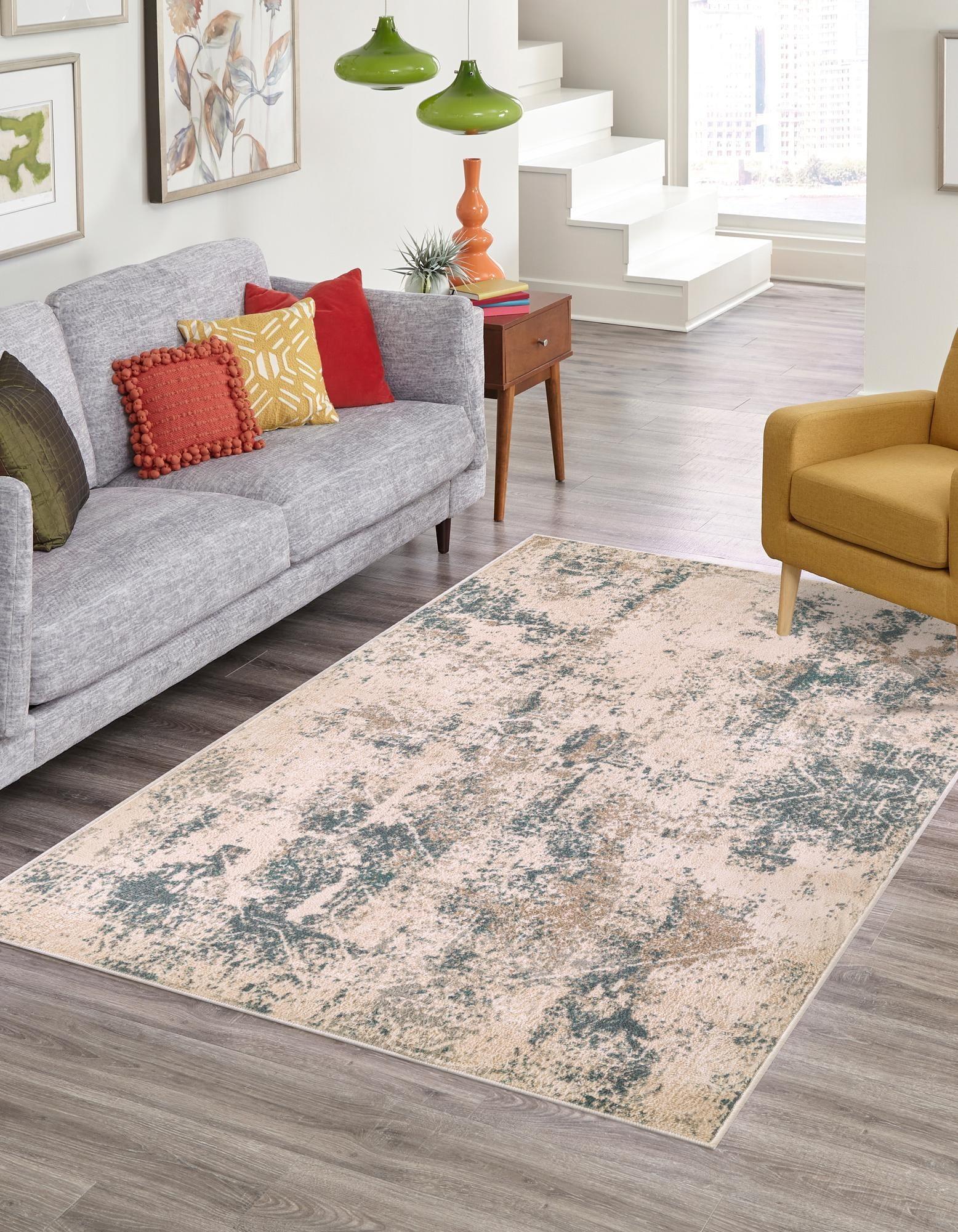 Unique Loom 8' 0 x 10' 0 Beige Tuareg Arid Area Rug